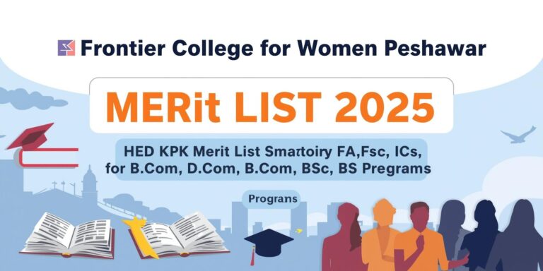 Frontier College For Women Peshawar Merit List
