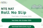 NTS NAT 4th Oct Roll No Slip