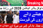 Sindh By-Election Result 2025 Released Winners Candidates Local Body By Polls