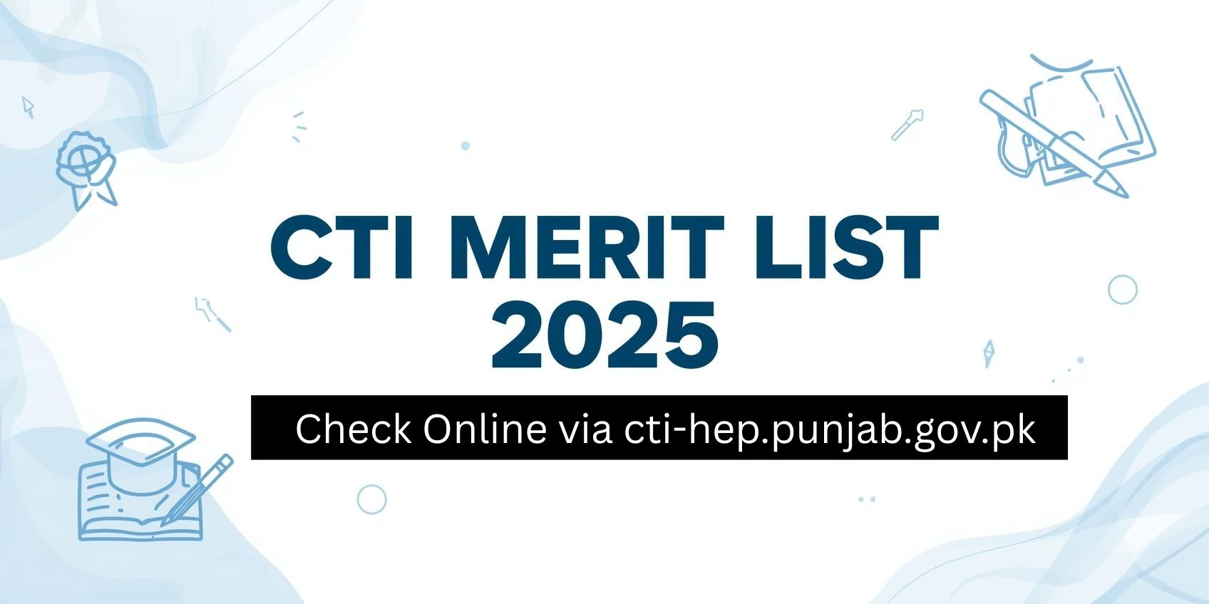 CTI merit List 2025