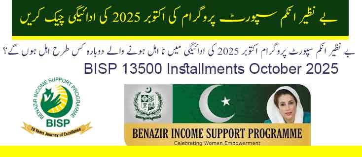 BISP 13500 October 2025 Payment Check Online