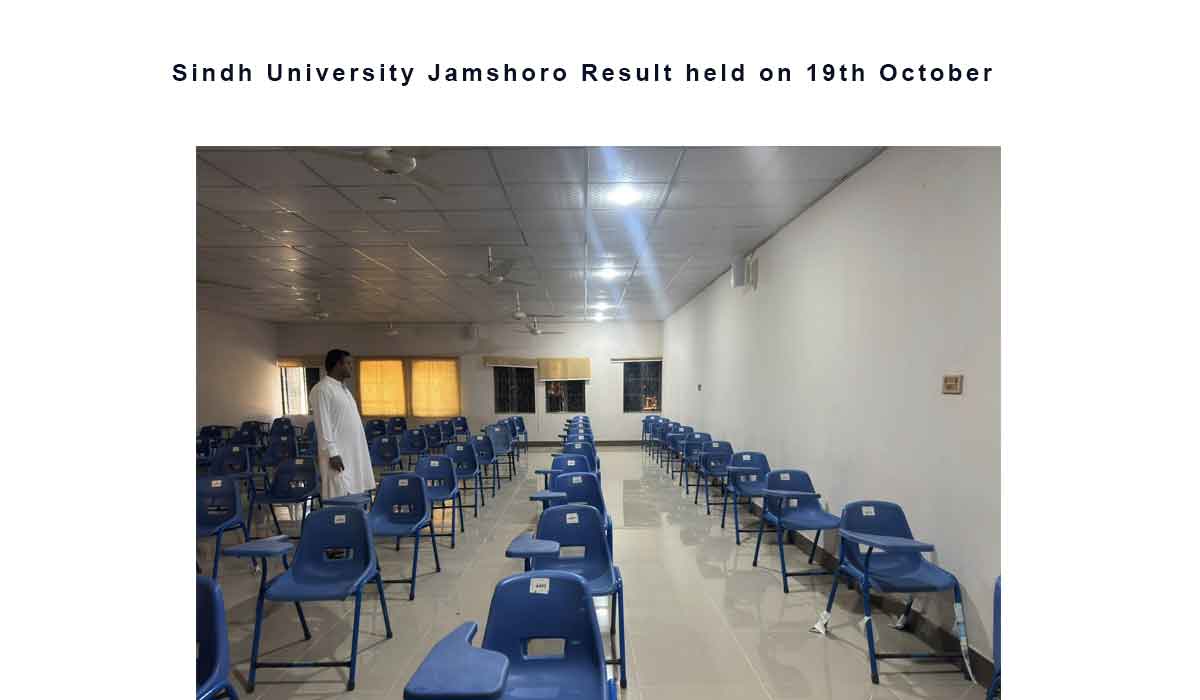 Sindh University Jamshoro Entry test result