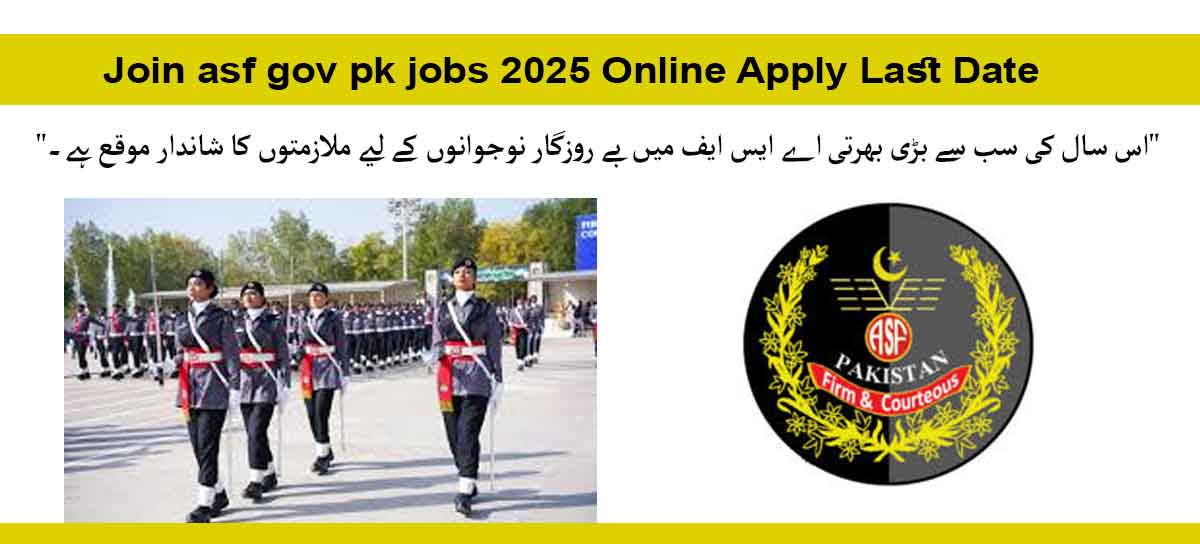 Join asf gov pk jobs
